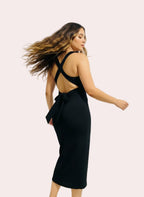 The Eclipse Textured Midi Dress