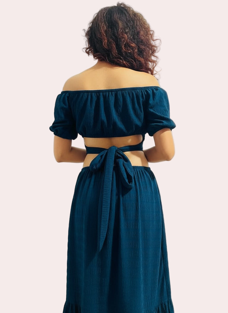The Azure Riviera Maxi Dress