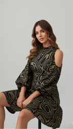 The Savanna Chic Mini Dress