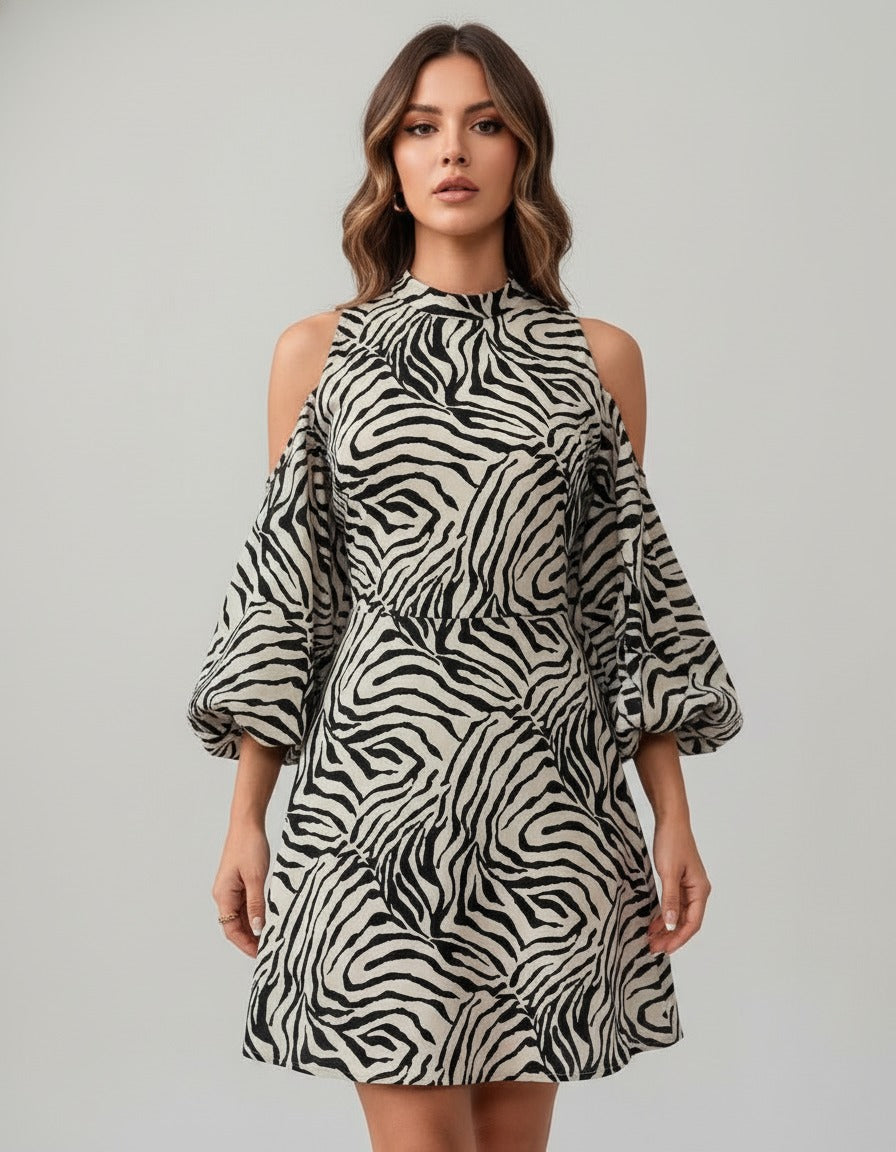 The Savanna Chic Mini Dress