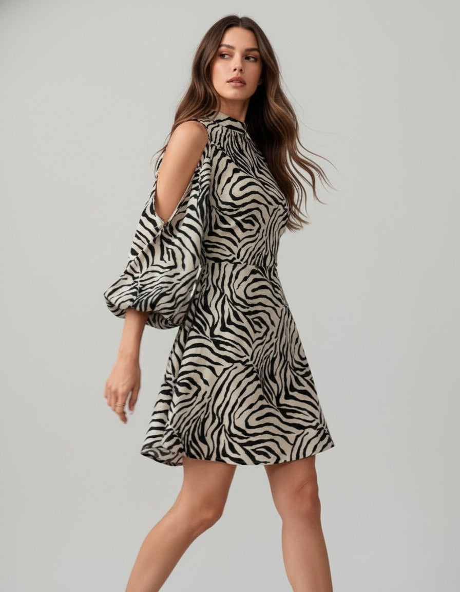 The Savanna Chic Mini Dress