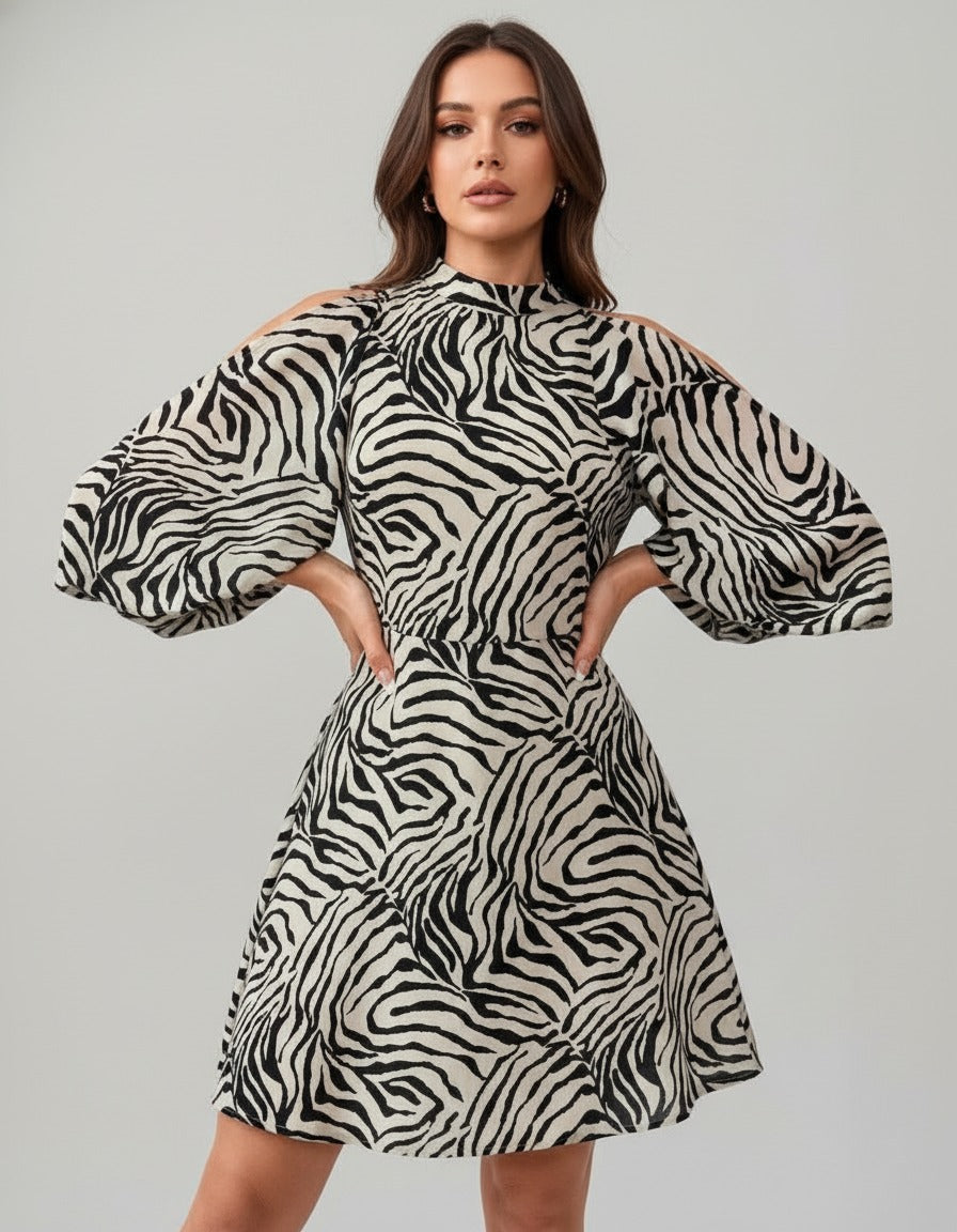 The Savanna Chic Mini Dress