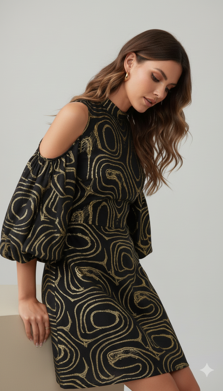 The Savanna Chic Mini Dress