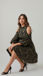 The Savanna Chic Mini Dress