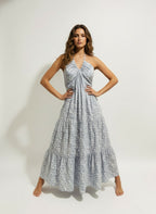 The Blue Haze Halter Maxi