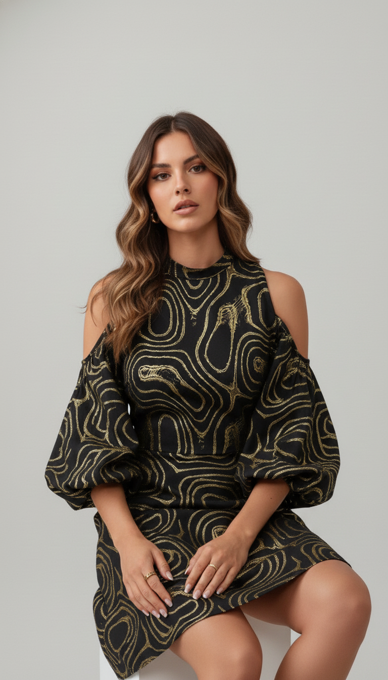 The Savanna Chic Mini Dress