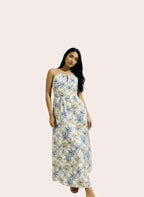 The Coastal Petal Maxi Dress - ArokaLife