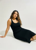 The Eclipse Textured Midi Dress